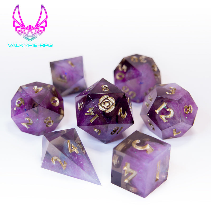 Dionysus | Hand Made Polyhedral Dice Set by Gourmet Dice