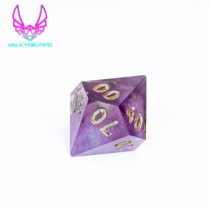 Dionysus | Hand Made Polyhedral Dice Set by Gourmet Dice