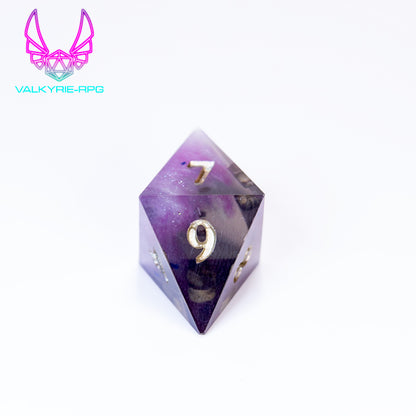 Dionysus | Hand Made Polyhedral Dice Set by Gourmet Dice