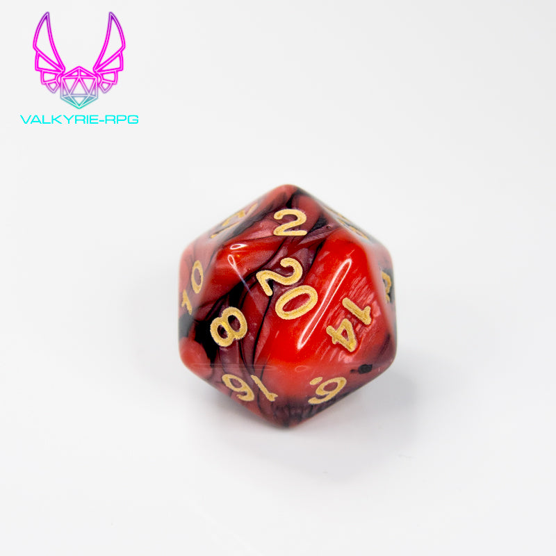 Agony | Fusion Polyhedral Dice Set - Valkyrie RPG