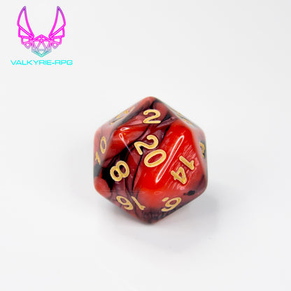 Agony | Fusion Polyhedral Dice Set - Valkyrie RPG