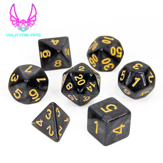 Alignment | Polyhedral Glitter Dice Set