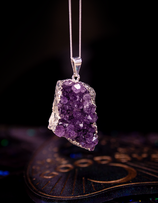 Necklace - Amethyst Cluster