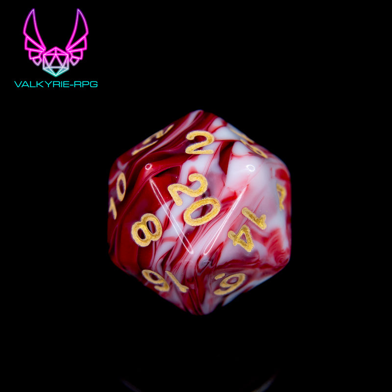 Barbarian | Fusion Polyhedral Dice Set - Valkyrie RPG