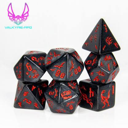 Extinction | Polyhedral Novelty Dice Set - Valkyrie RPG