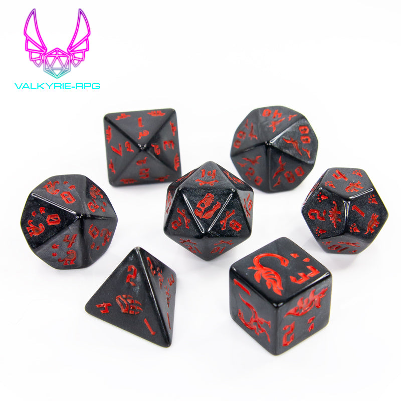 Extinction | Polyhedral Novelty Dice Set - Valkyrie RPG