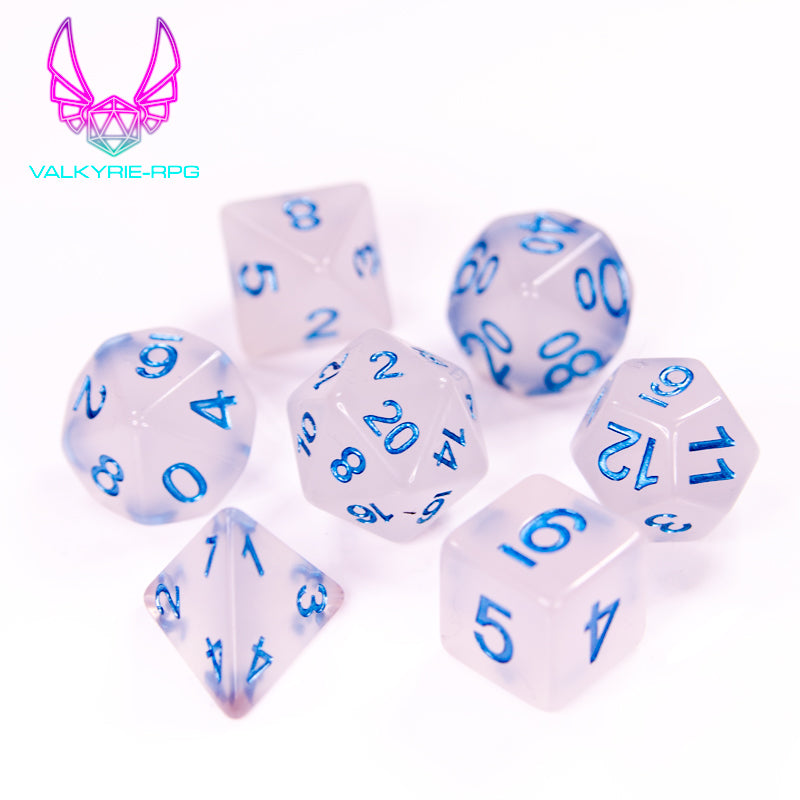 Rime Frost | Novelty Colour Changing Polyhedral Dice Set - Valkyrie RPG