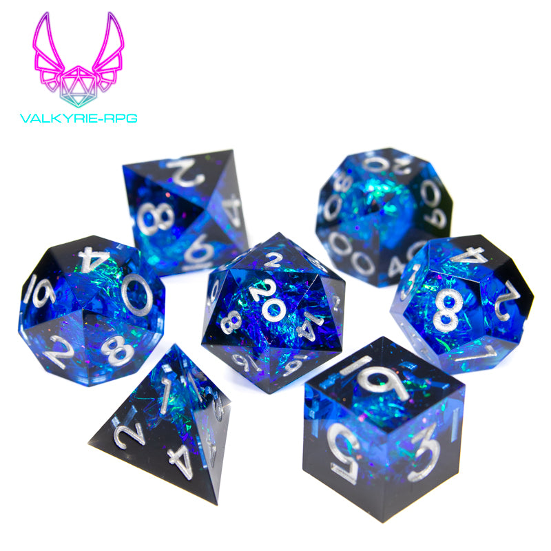 Abyss | Sharp Polyhedral Dice Set - Valkyrie RPG