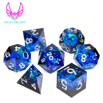 Abyss | Sharp Polyhedral Dice Set - Valkyrie RPG