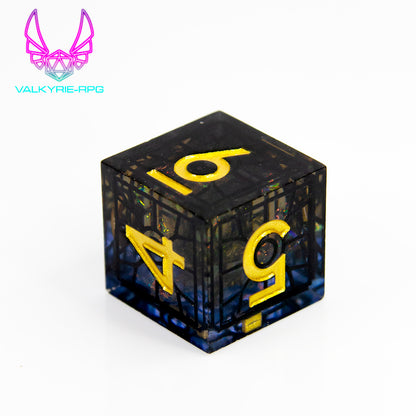 Gloomspire | Sharp framed Polyhedral Dice Set