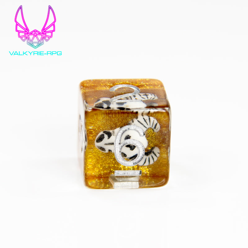 Subfari Archive - Cow-Poke  | Novelty Inclusion Polyhedral Dice Set - Valkyrie RPG