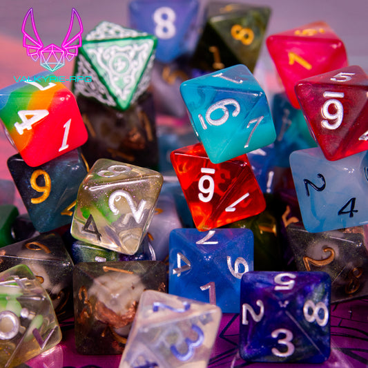Pick and Mix | Random D8 Dice (10 pieces) - Valkyrie RPG