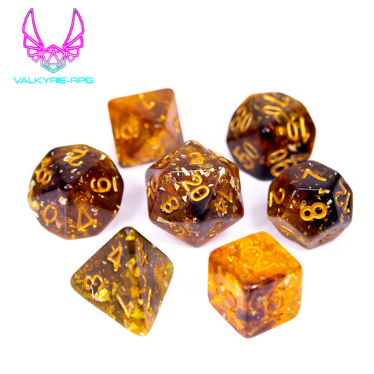 Dearth | Glitter Polyhedral Dice Set