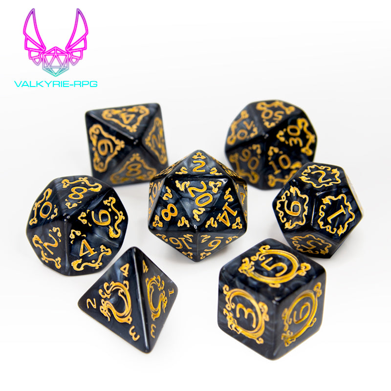 Divinity | Novelty Polyhedral Dice Set - Valkyrie RPG