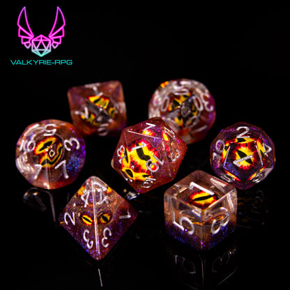 Dragon Eye | Novelty Inclusion Polyhedral Dice Set - Valkyrie RPG