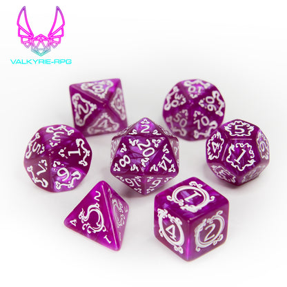 Divinity | Novelty Polyhedral Dice Set - Valkyrie RPG