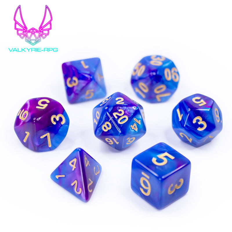 Epiphany | Fusion Polyhedral Dice Set - Valkyrie RPG