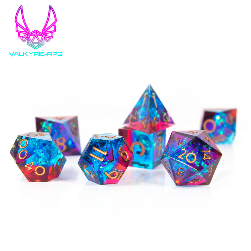 Expertise | Sharp Polyhedral Dice Set - Valkyrie RPG
