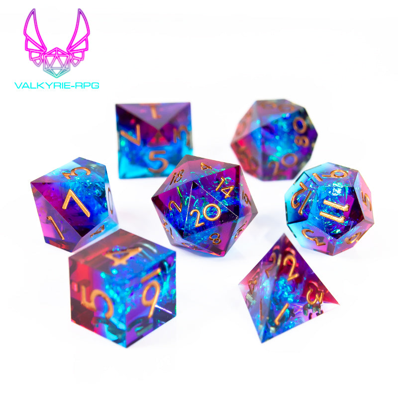 Expertise | Sharp Polyhedral Dice Set - Valkyrie RPG