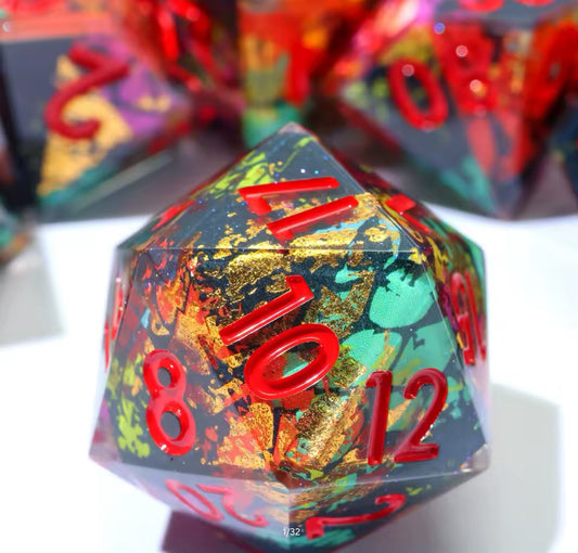Anarchy | Sharp Novelty Polyhedral Dice Set