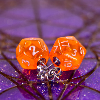 Earrings - Gourd Mini Dice Studs - Valkyrie RPG