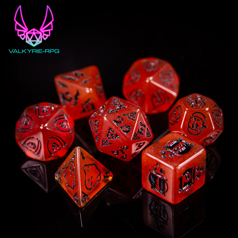 Toffee Apple | Novelty Polyhedral Dice Set - Valkyrie RPG