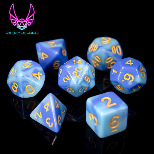Hippocampus | Polyhedral Fusion Dice Set - Valkyrie RPG