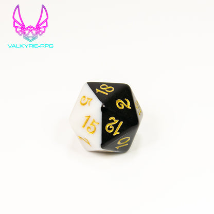 Jack | Split Colour Polyhedral Dice Set - Valkyrie RPG