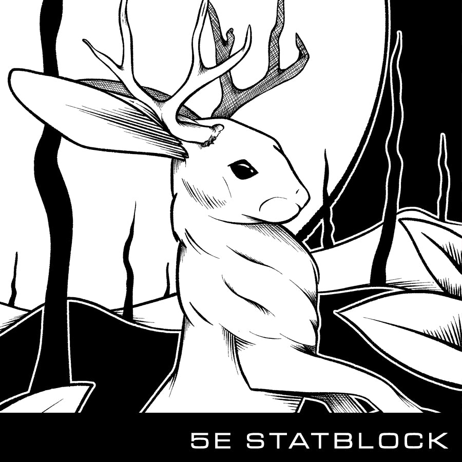 Jackalope Stat Block - Digital Download - Valkyrie RPG