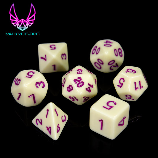 Lemon Crème | Polyhedral Dice Set