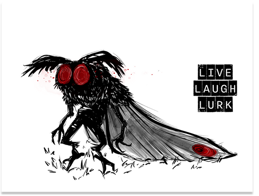 Live, Laugh, Lurk | Valkyrie RPG Wall Art - Valkyrie RPG