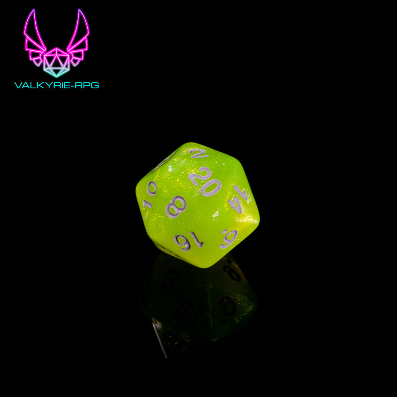 Sievert | Glitter Polyhedral Dice Set - Valkyrie RPG