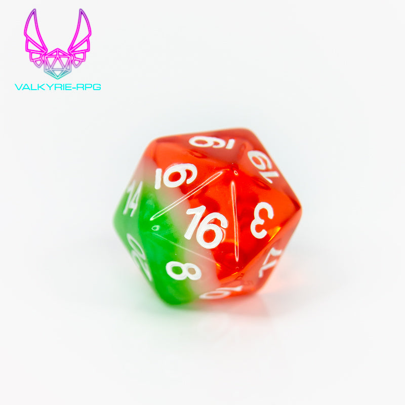 Refresh 🍉| Polyhedral Layered Novelty Dice Set - Valkyrie RPG