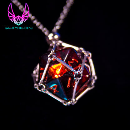 Mothman D20 Necklace - Valkyrie RPG