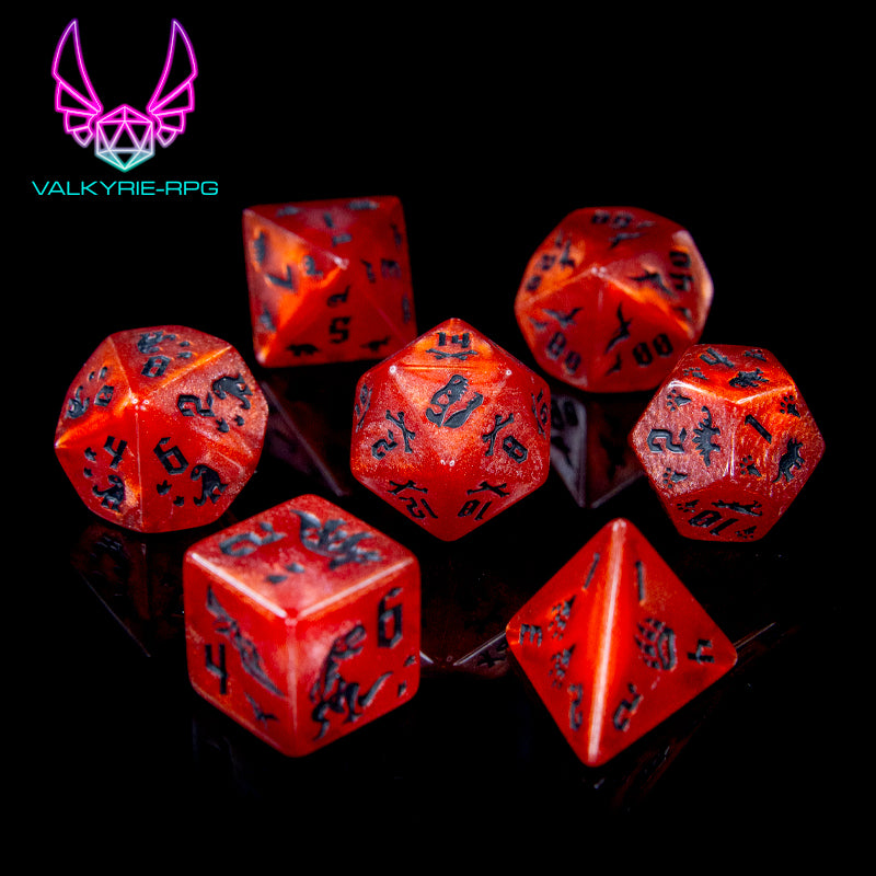 Extinction | Polyhedral Novelty Dice Set - Valkyrie RPG