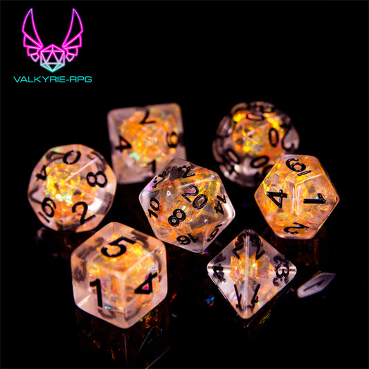 Loresca | Inclusion Polyhedral Dice Set - Valkyrie RPG
