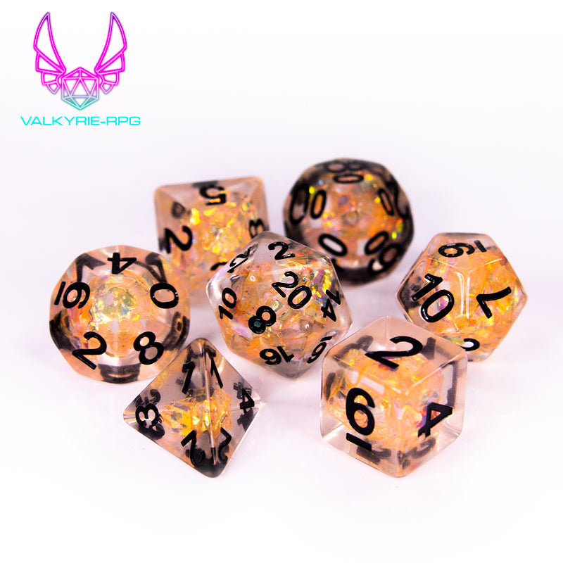 Loresca | Inclusion Polyhedral Dice Set - Valkyrie RPG