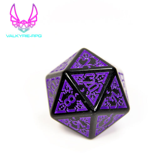 Lilla | Patterned Polyhedral Dice Set