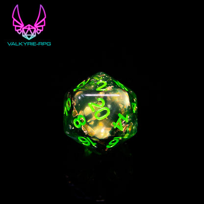 Pestilence | Glitter Polyhedral Dice Set