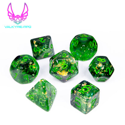 Pestilence | Glitter Polyhedral Dice Set