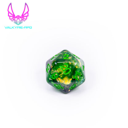 Pestilence | Glitter Polyhedral Dice Set