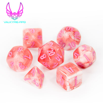 Pixie | Glitter Fusion Polyhedral Dice Set - Valkyrie RPG