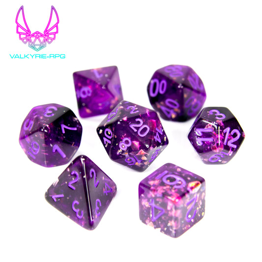The Purple One | Holo Foil Polyhedral Dice Set