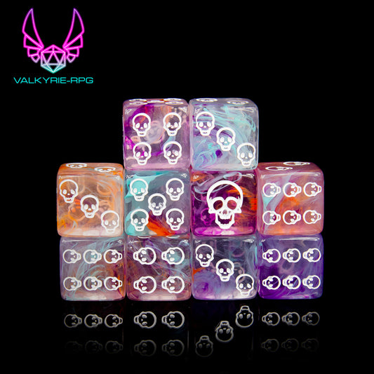 Skulls 💀 | D6 Novelty 10 Piece Set