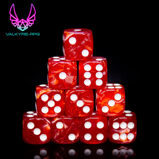 Sanguine Red | 10 x D6 Set