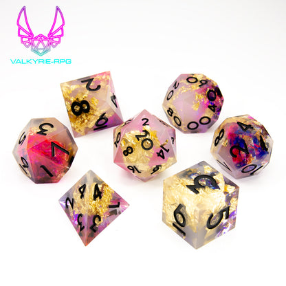 Astral Weave | Sharp Polyhedral Dice Set
