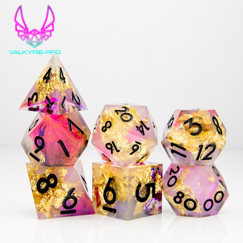 Astral Weave | Sharp Polyhedral Dice Set