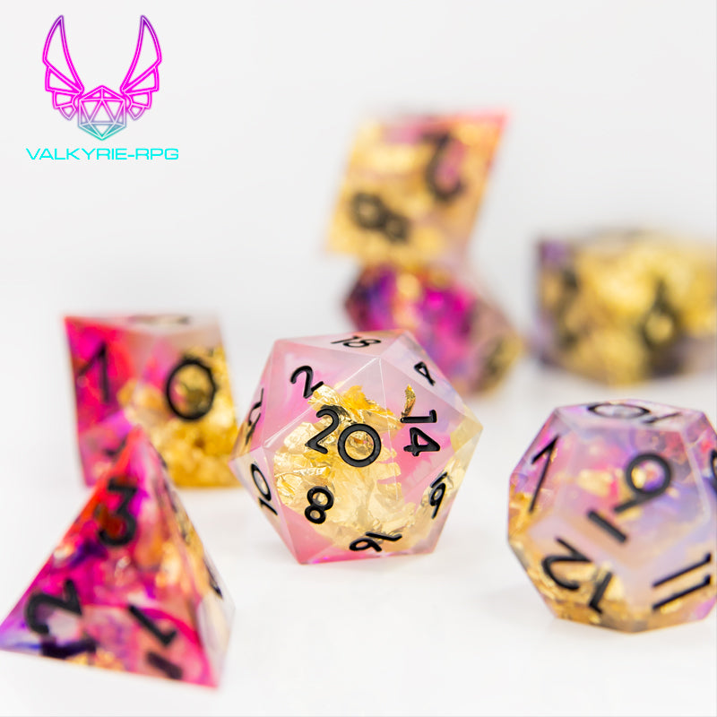 Astral Weave | Sharp Polyhedral Dice Set