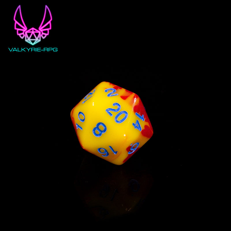 Sunspot | Fusion Polyhedral Dice Set - Valkyrie RPG