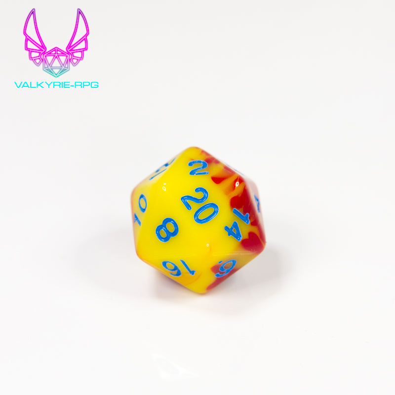 Sunspot | Fusion Polyhedral Dice Set - Valkyrie RPG